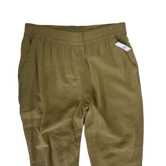 NEW Old Navy Arboretum Pull On Jogger Pant Women Size Large Army Green - Picture 3 of 13